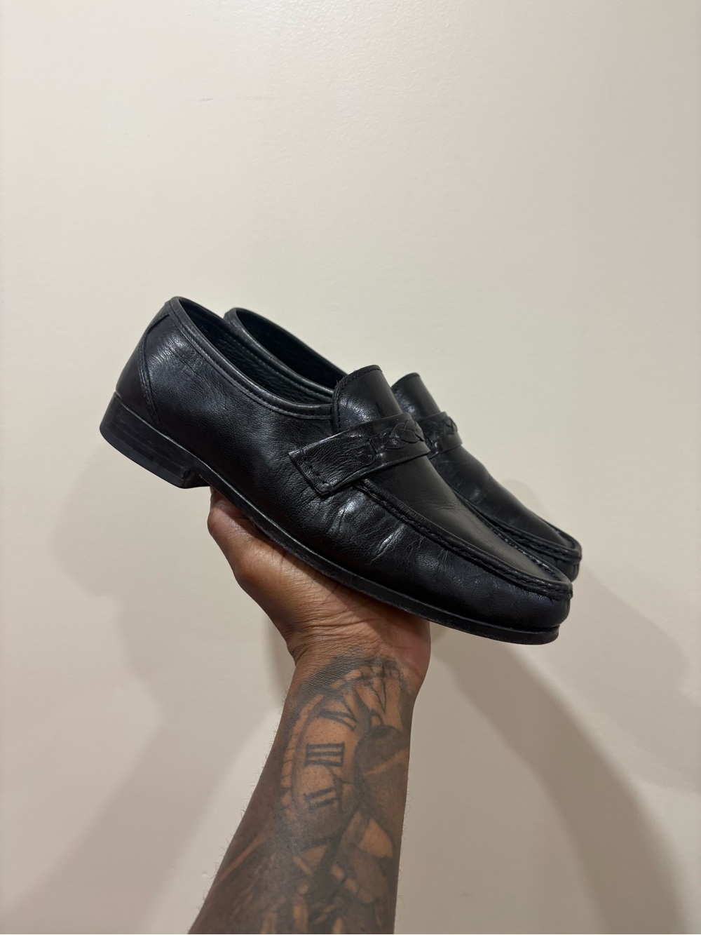 Vintage Leather Penny Loafers